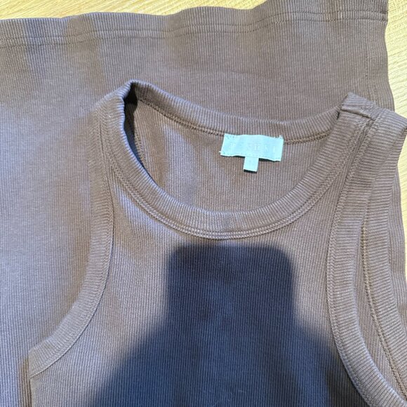 Meshki Viola Ribbed Slit Maxi Tank Dress Size XS - Picture 6 of 9